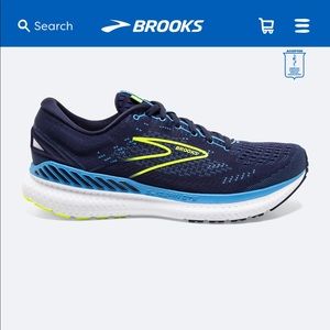 Brooks Mens Glycerin GTS 19 sneakers